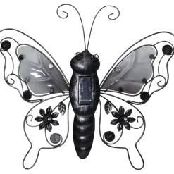 Solcellsdekoration Star Trading Butterfly LED Solcellslampa med Sensor