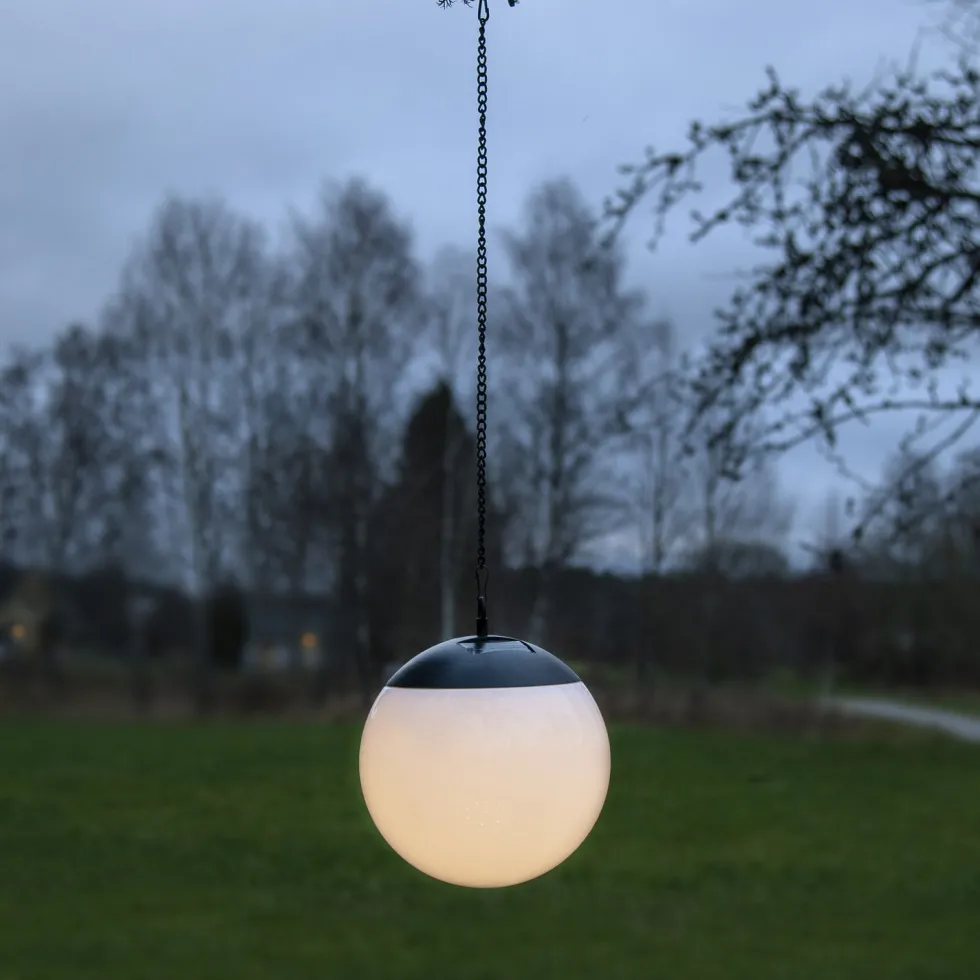Solcellsdekoration Star Trading Globus Hängande
