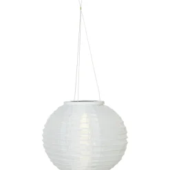Solcellsdekoration Star Trading Festival 25cm Vit