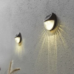 Solcellslampa Star Trading Fency LED Vägglykta 3-pack med Sensor