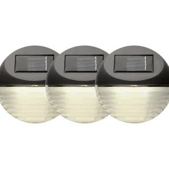 Solcellslampa Star Trading Fency LED Vägglykta 3-pack med Sensor