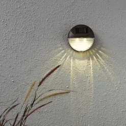 Solcellslampa Star Trading Fency LED Vägglykta 3-pack med Sensor