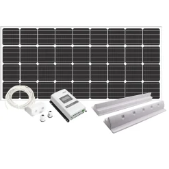 Solcellspaket Sunwind Caravan 200W MPPT, spoiler