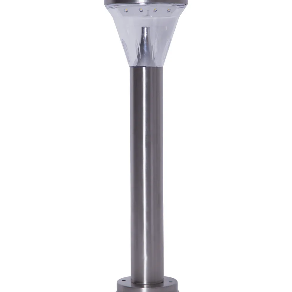 Solcells-pollare Star Trading Narona 40 Lumen Stainless Steele Twilight