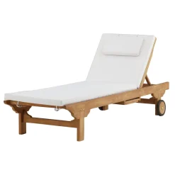 Solsäng Venture Home Ghana med Ställbart Ryggstöd, Teak Utomhus