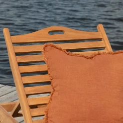Solsäng Venture Home Ghana med Ställbart Ryggstöd, Teak Utomhus