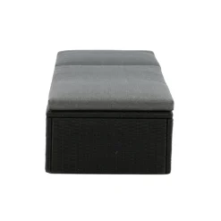 Solsäng Venture Home Quad Svart Konstrotting Utomhus