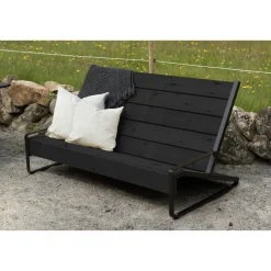 Solsoffa Jabo Vansjön med 2st Gavlar Svart