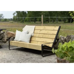Solsoffa Jabo Vansjön med 2st Gavlar Svart