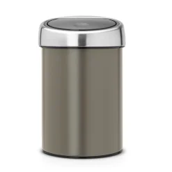 Soptunna Brabantia Touch Bin 3 L Brilliant Steel