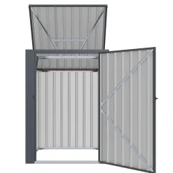 Soptunneskjul Fornorth Skjul med Tak för Sopkärl 98x101x131 cm