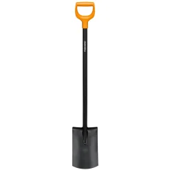 Spade Fiskars Solid Halvrund Metall