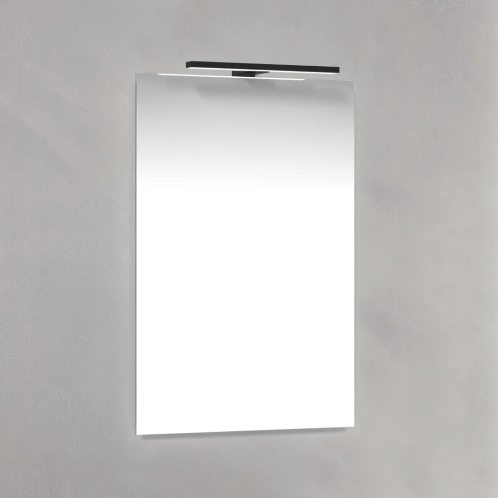 Spegel Macro Design med Svart T-belysning