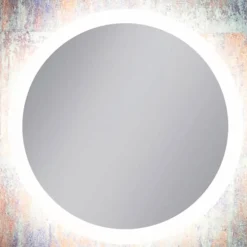 Spegel Vidi Atum Rund med LED-belysning