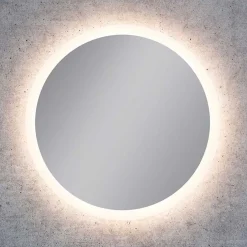 Spegel Vidi Atum Rund med LED-belysning