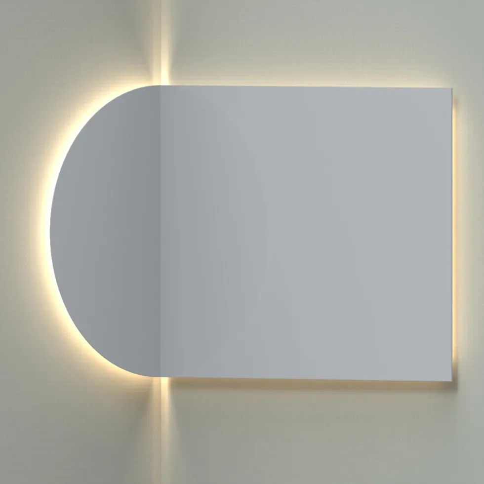 Spegel Vidi Aura med LED-belysning
