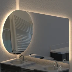 Spegel Vidi Aura med LED-belysning