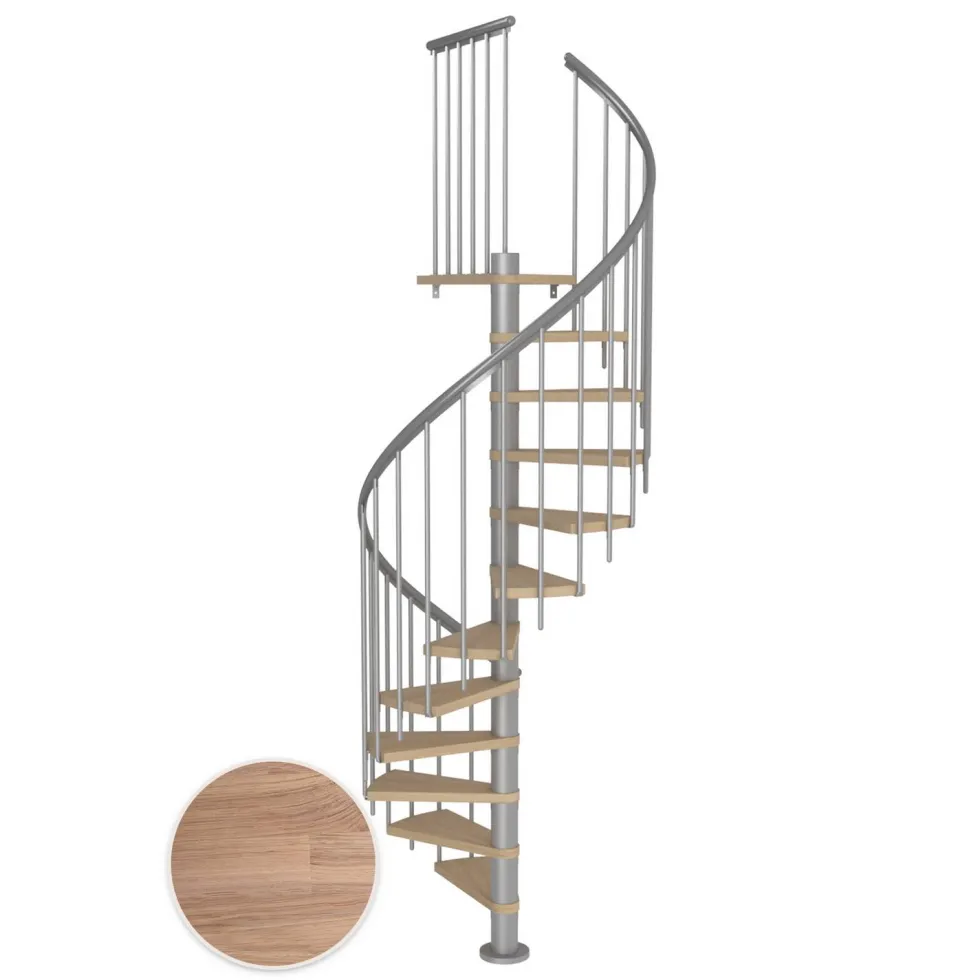 Spiraltrappa Dolle Montréal Ek Vit Oljad Classic 3