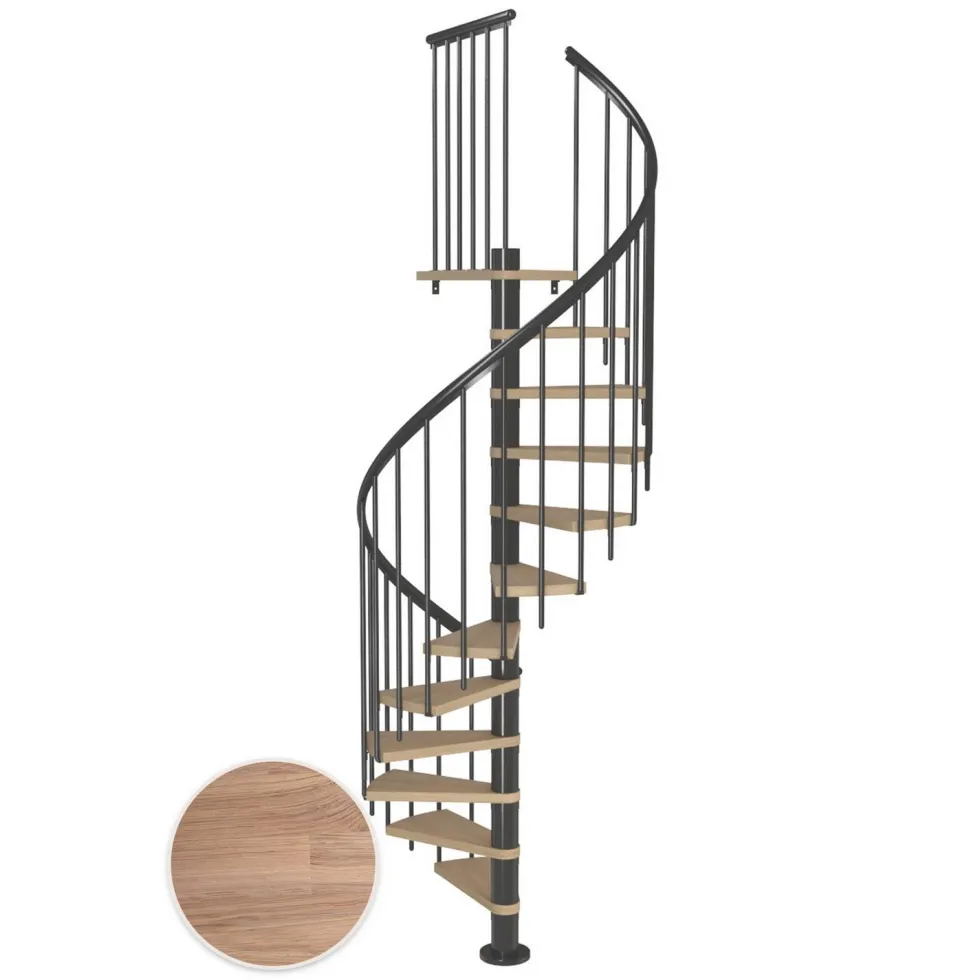 Spiraltrappa Dolle Montréal Ek Vit Oljad Classic 3