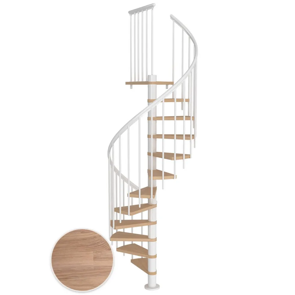 Spiraltrappa Dolle Montréal Ek Vit Oljad Classic 3
