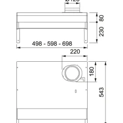 Spiskåpa Franke Futurum Classic 1222A-10 Lägenhet