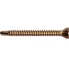 Spånskive-/Sockelskruv Gunnebo Fastening Gulförzinkad PH2