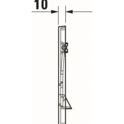 Spolplatta Duravit DuraSystem