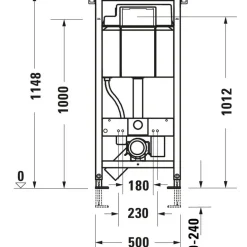 Spolplatta Duravit DuraSystem