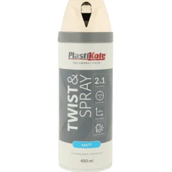 Sprayfärg Plasti-kote T&S Vit Matt 400 ml