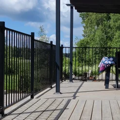 Staket Green Land Garden Aluminium Svart
