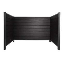 Staket Hortus Till Sopkärl Svart 121x188x95 cm