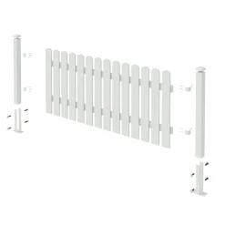Staket Palmako Kamilla 10 180x100 cm