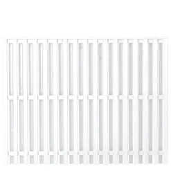 Staket PLUS Nagano Grundmålad Vit 180×140 cm