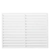 Staket PLUS Osaka Grundmålad Vit 180×136 cm