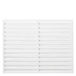 Staket PLUS Osaka Grundmålad Vit 180×136 cm