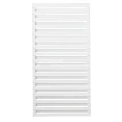Staket PLUS Osaka Grundmålad Vit 90×180 cm