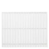 Staket PLUS Sendai Grundmålad Vit 180×140 cm