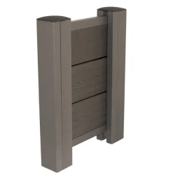 Staketset Hortus Komposit Trälook Höjd 172,7 cm