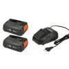 Startkit Gardena P4A X2 18V/45 + AL1830 2x2,5Ah Batterier + Snabbladdare