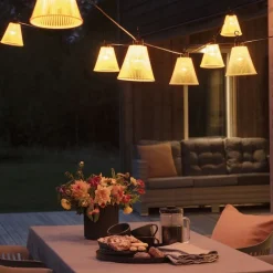 Startset Gnosjö Konstsmide Ljusslinga E27 10 Amber LEDSvart/Gul