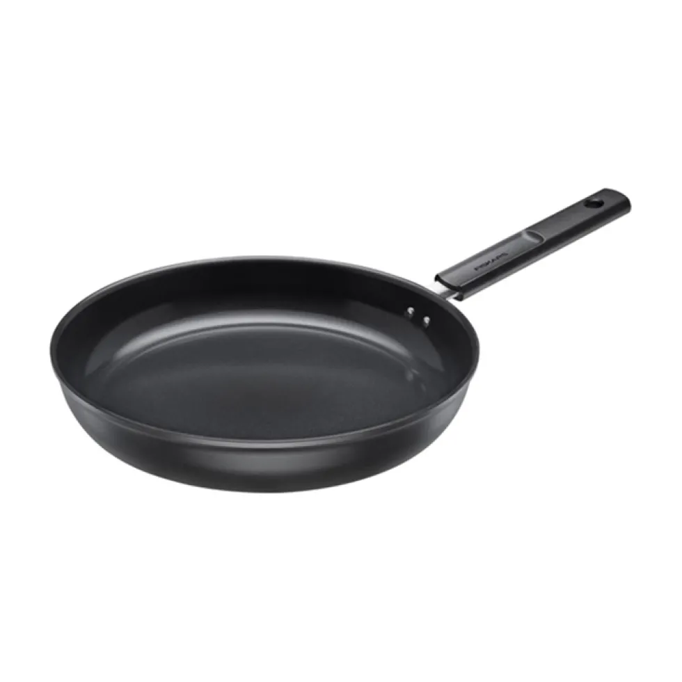 Stekpanna Fiskars Hard Face 30 cm Med Non-Stick Beläggning och Silikonlock