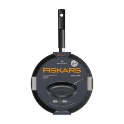 Stekpanna Fiskars Hard Face 30 cm Med Non-Stick Beläggning och Silikonlock