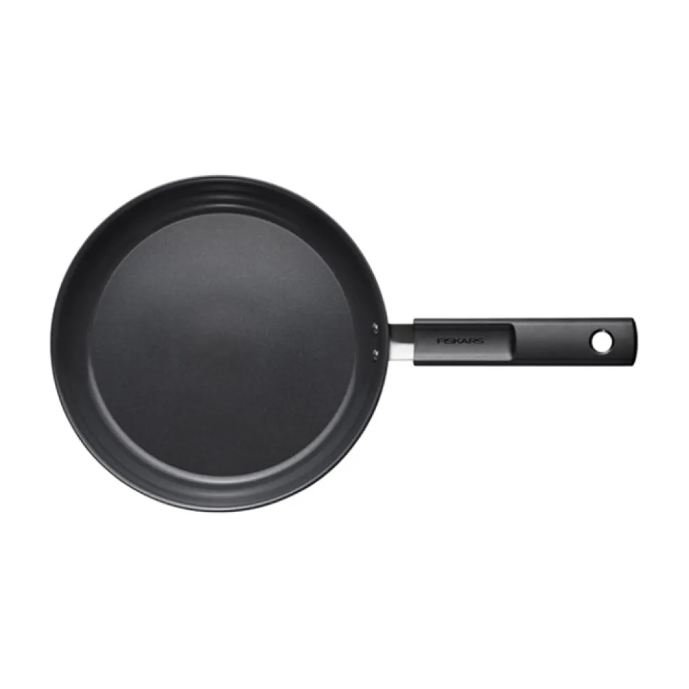 Stekpanna Fiskars Hard Face 24 cm Med Non-Stick Beläggning och Silikonlock