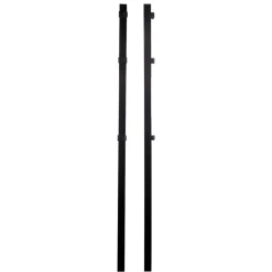 Stolpe NSH till Panelstängsel 40x40 mm Svart