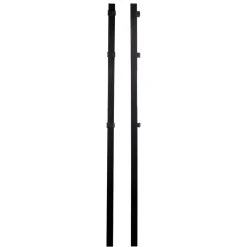 Stolpe NSH till Panelstängsel 40x40 mm Svart