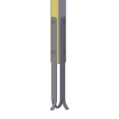 Stolpfot PLUS Universal Svart 2-pack