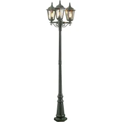 Stolplykta Gnosjö Konstsmide Firenze 3-arm E27 med Stolpe