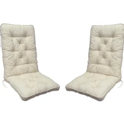 Stolsdyna Baltic Garden Malmö Maxi hög rygg, 2-pack