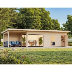 Stuga Palmako Andrea 30,4 m² Slide (inv. 21,1+7,9 m²)