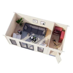 Stuga Palmako Aurelia 17,6 m² (inv. 16,7 m²)